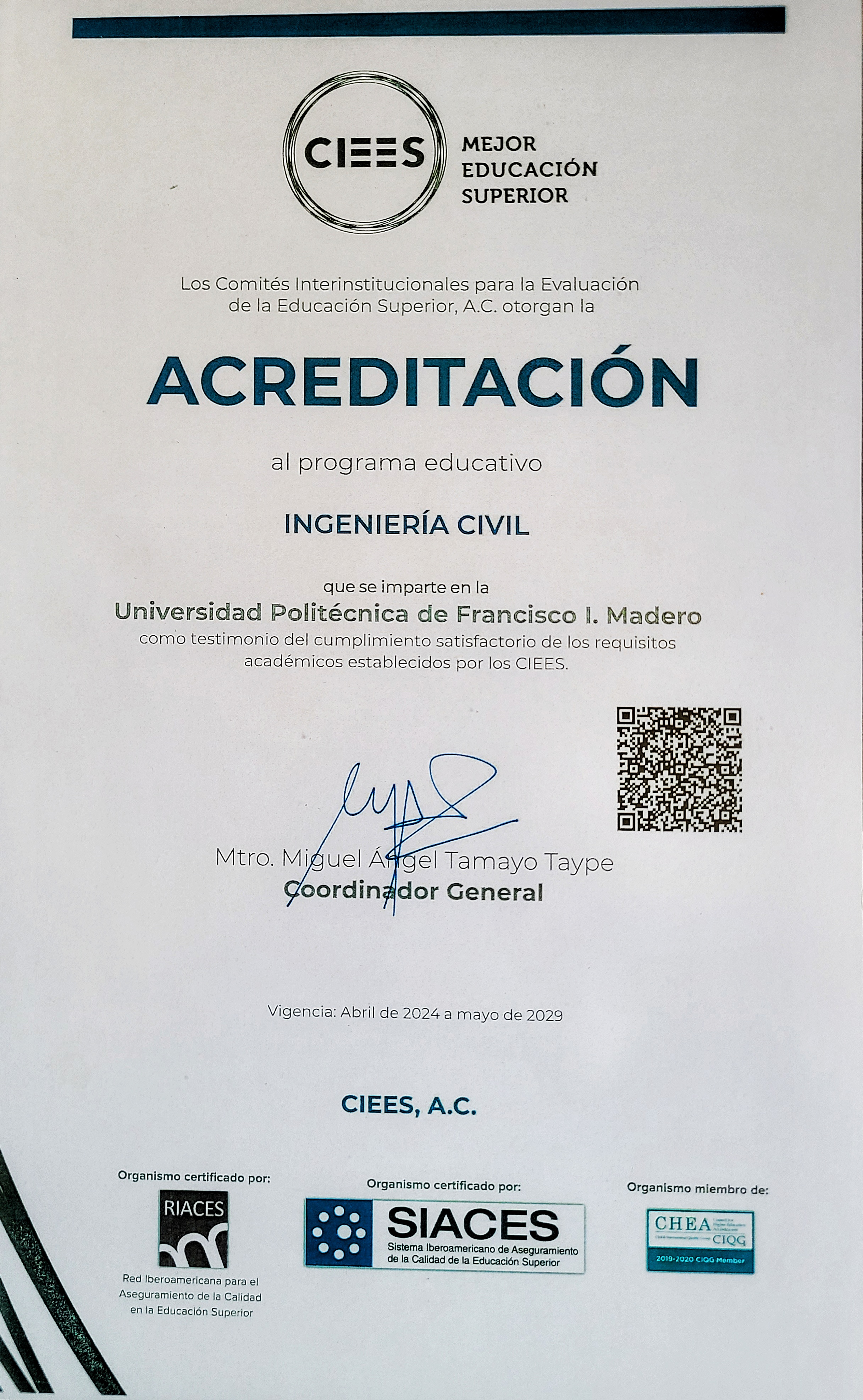 Acreditación CIEES